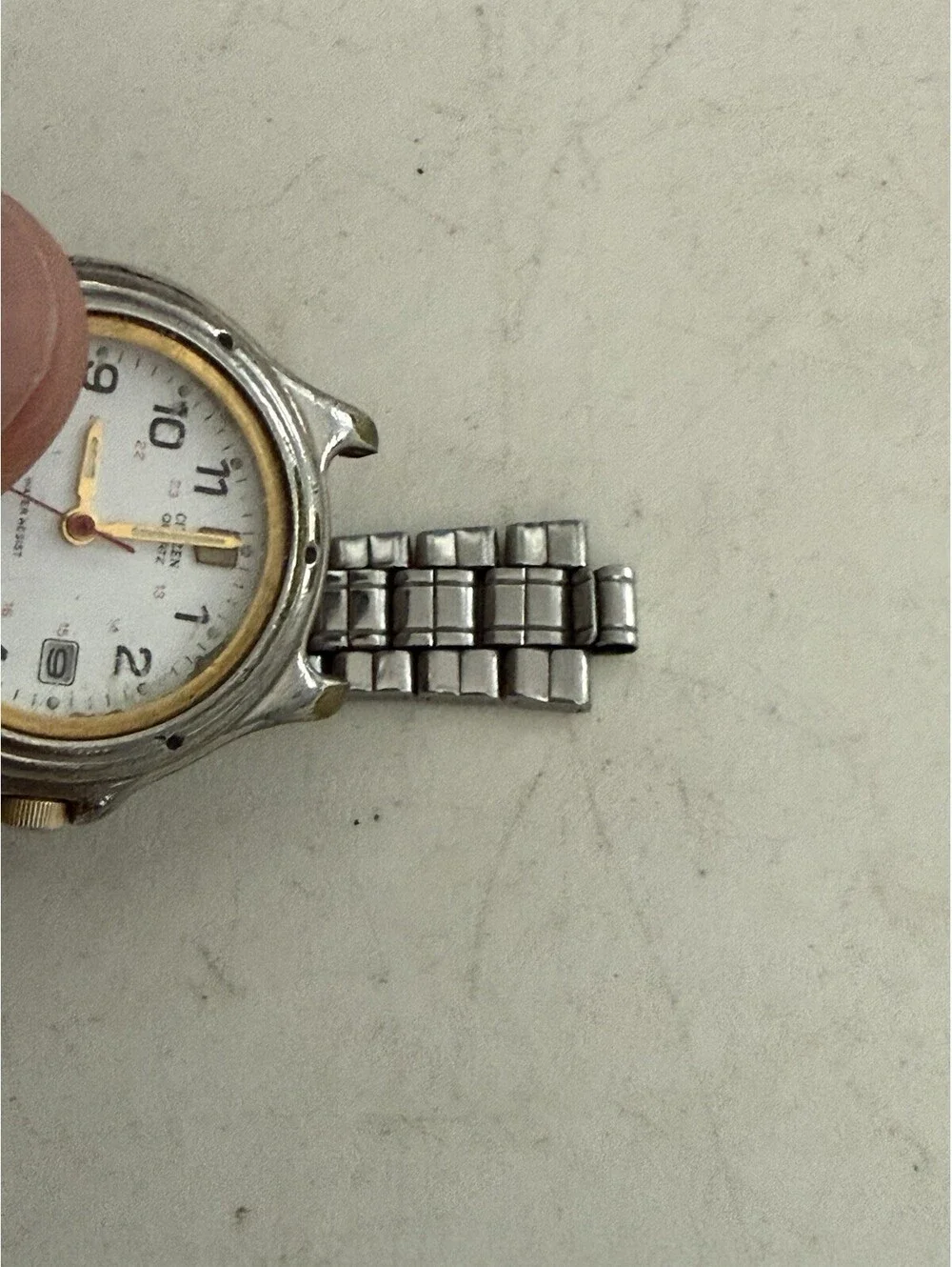 Citizen Railroad 6110-S37633 Mens Two-Tone Stainless Steel Quartz ( Untested )